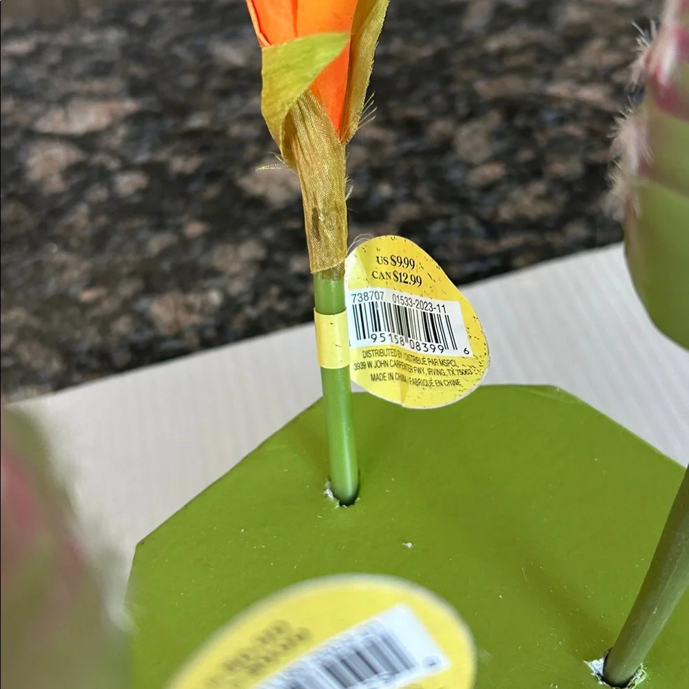 Ashland Vibrant Floral Picks - Orange, Green, and Pink